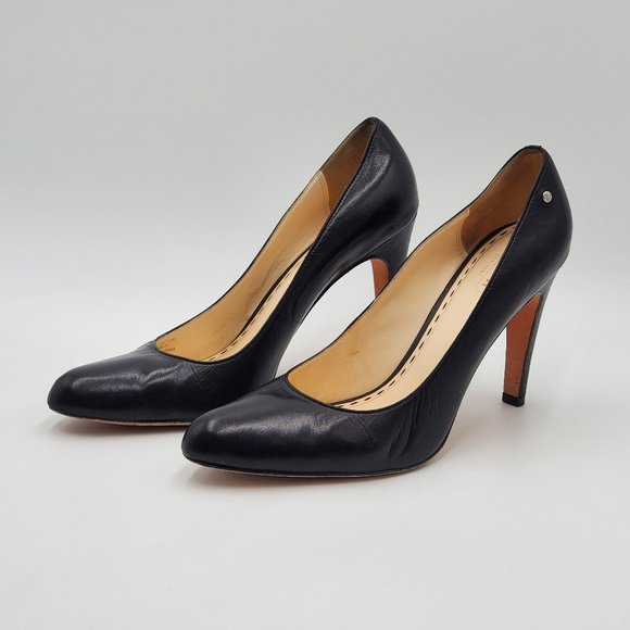 Coach Black Leather Heels - Picture 12 of 16